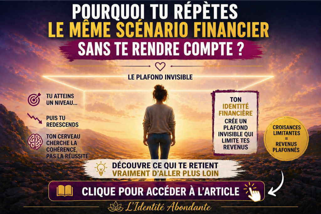 blocage financier répétitif et scénario inconscient qui limite les revenus malgré les efforts