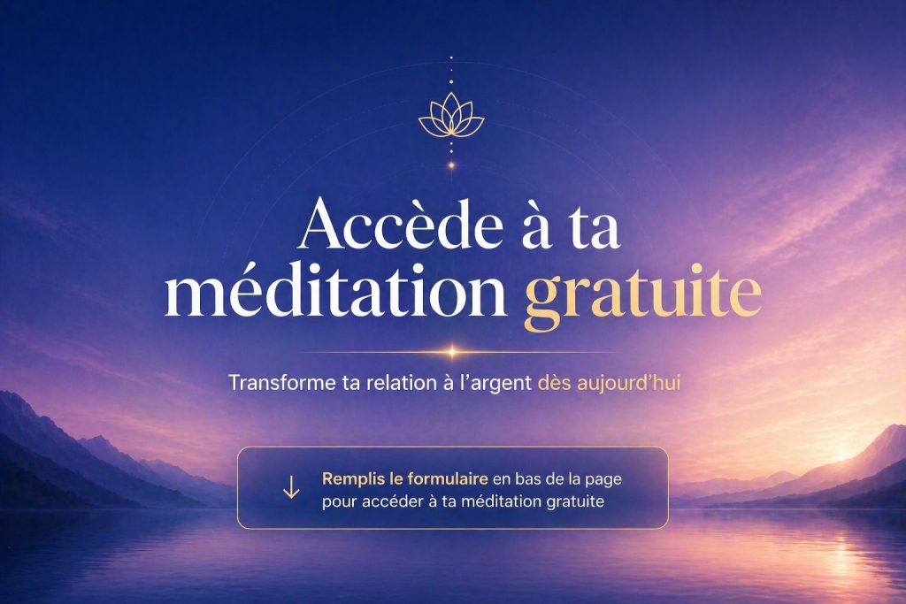méditation gratuite pour transformer sa relation à l’argent