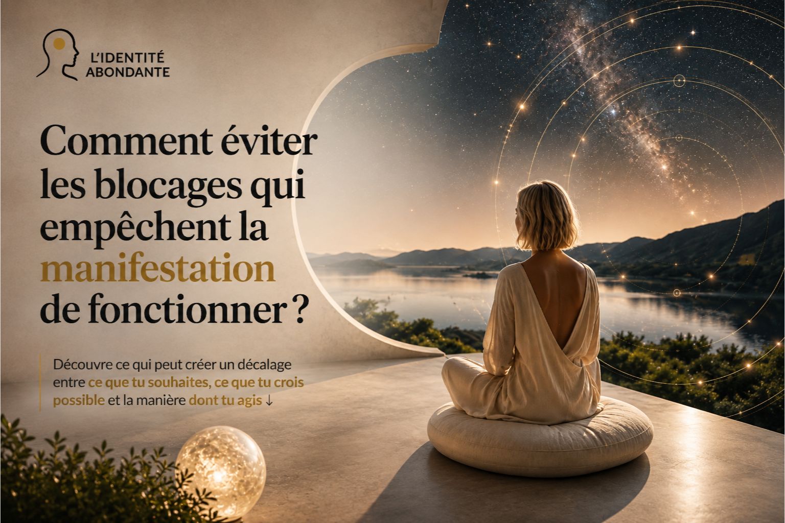 Couverture sur les blocages qui empêchent la manifestation de fonctionner et créent un décalage entre croyances, intentions et actions.