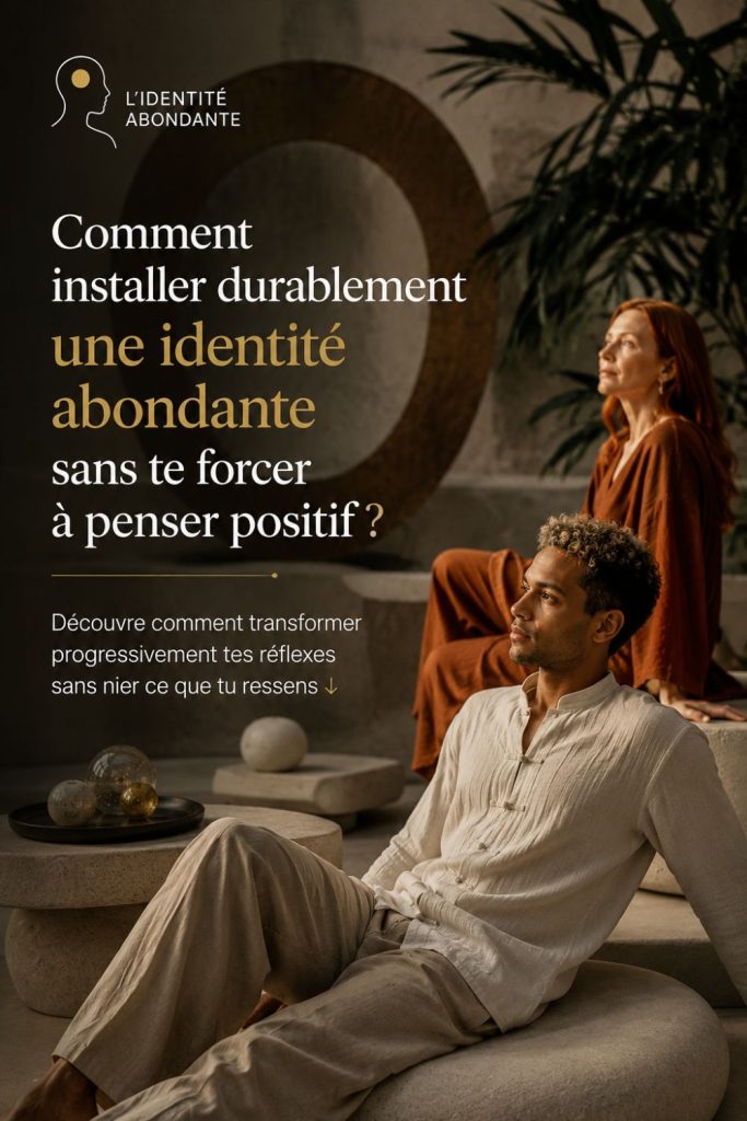 Développer une identité abondante durablement sans se forcer à penser positif ni nier ses émotions.