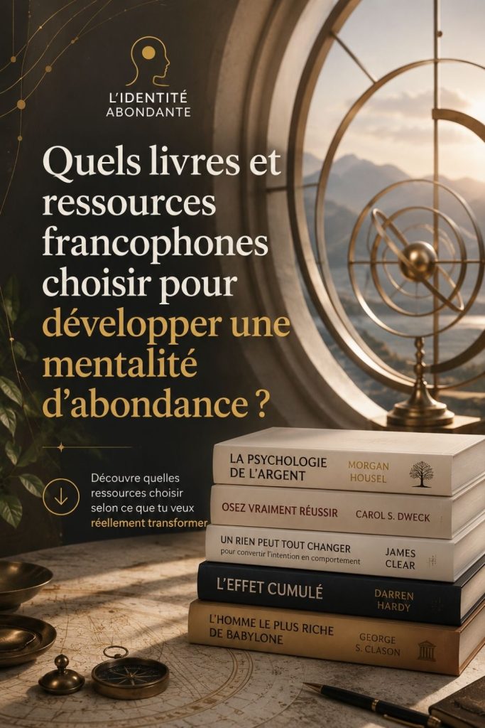 Livres et ressources francophones pour développer une mentalité d’abondance et transformer sa relation à l’argent