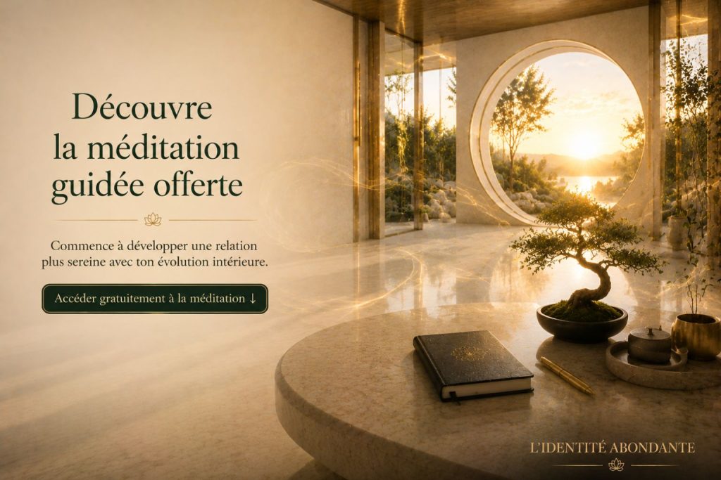 Méditation guidée offerte pour développer une relation plus sereine avec son évolution intérieure.