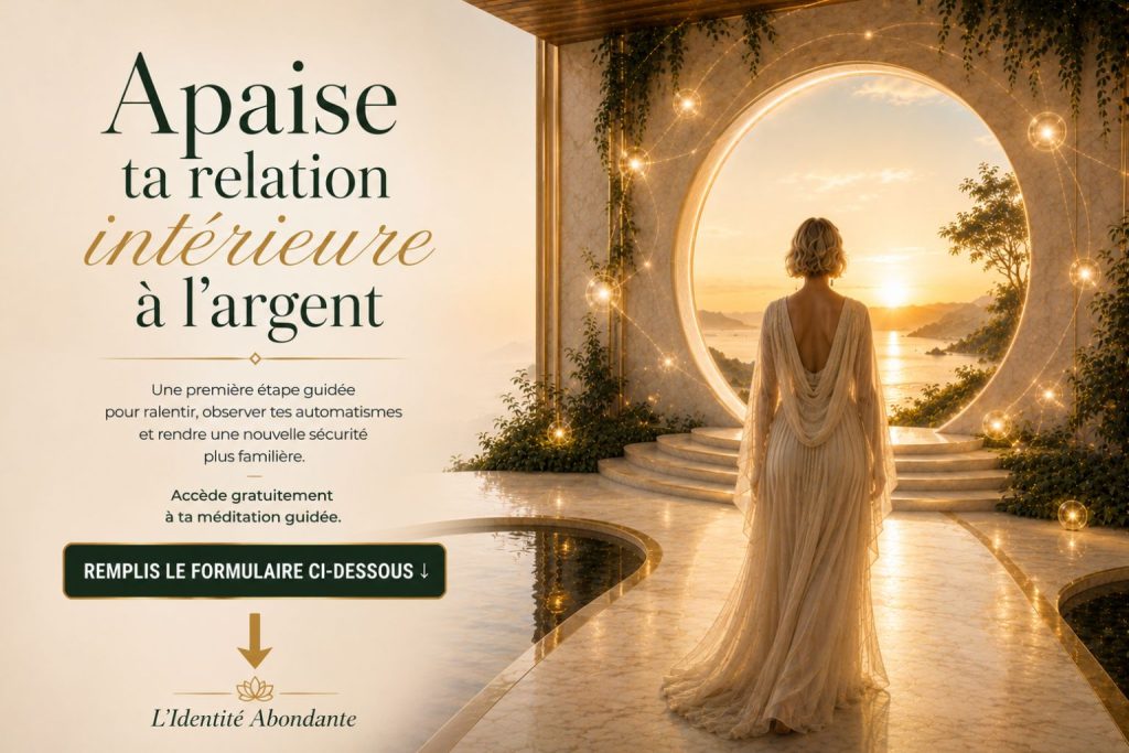 Méditation guidée offerte pour apaiser sa relation intérieure à l’argent et ses automatismes