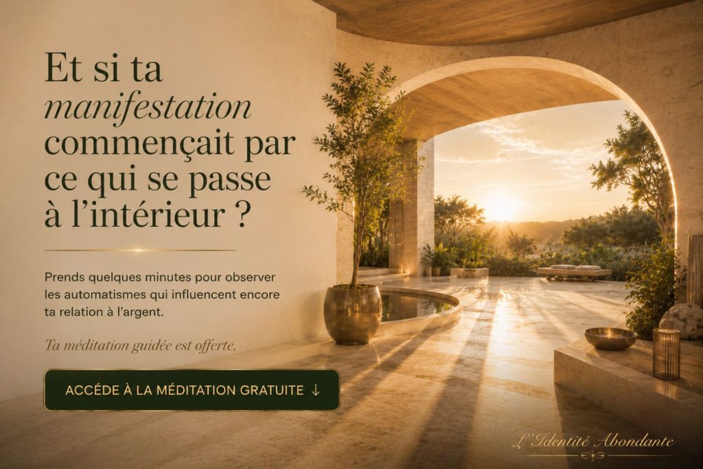 Méditation guidée gratuite pour observer ses automatismes et sa relation à l’argent