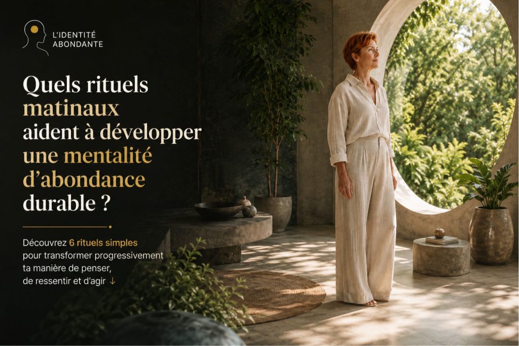 Rituels matinaux pour développer une mentalité d’abondance durable