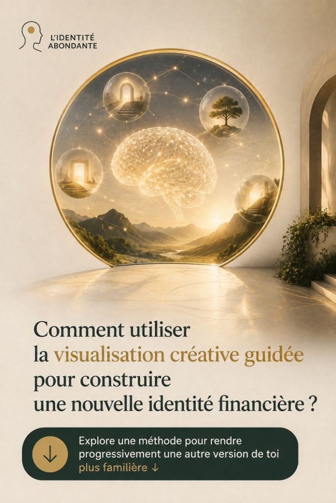 Visualisation créative guidée pour construire progressivement une nouvelle identité financière