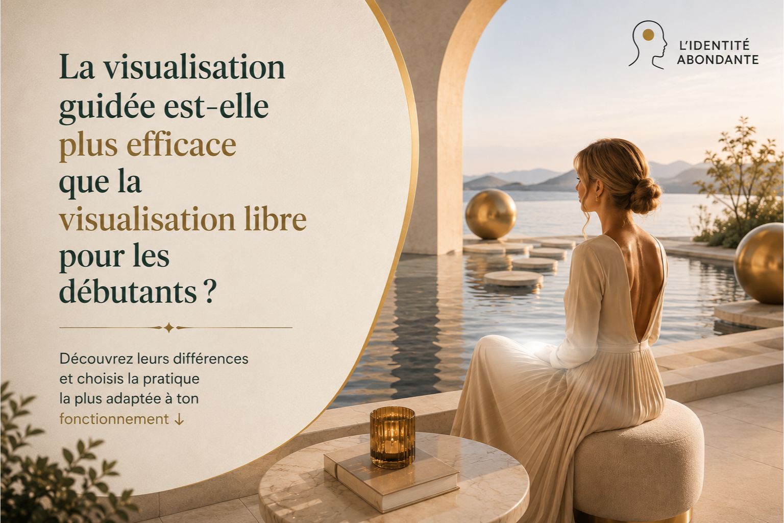 Couverture d’un article comparant la visualisation guidée et la visualisation libre pour les débutants.