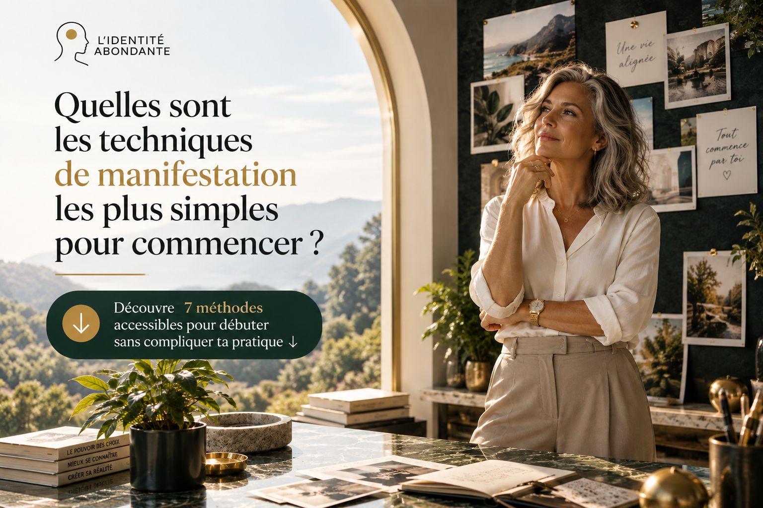 Femme devant un tableau de visualisation pour découvrir comment pratiquer la visualisation efficacement quand on débute