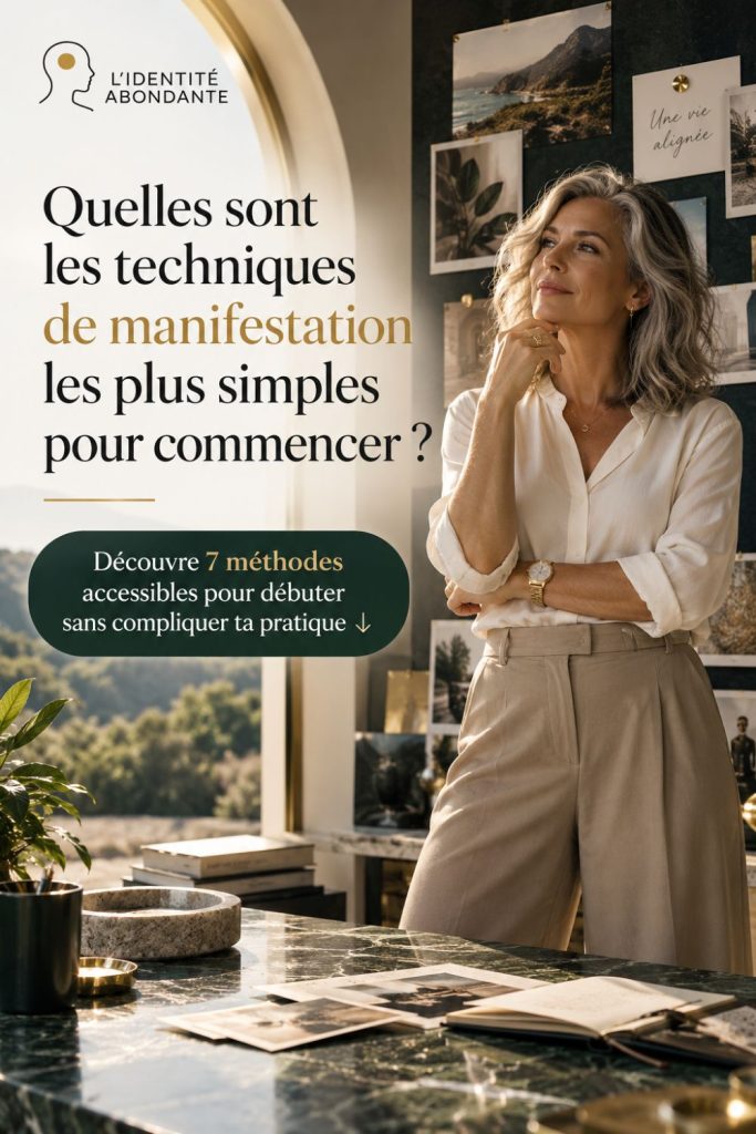 Visuel Pinterest d’ouverture de l’article consacré aux techniques de visualisation simples pour débuter.